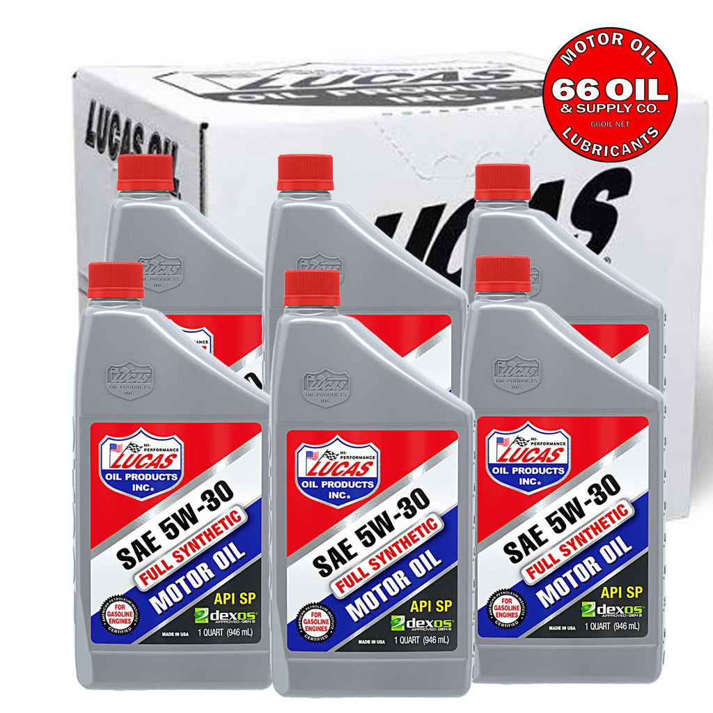 Lucas 5W-30 Full Synthetic Motor Oil by the Case