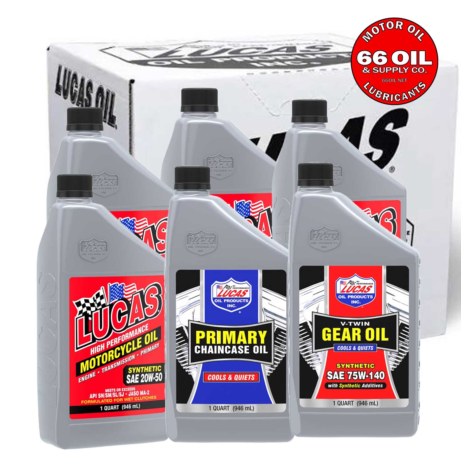 20W-50 Synthetic Oil Change Kit for Harley-Davidson