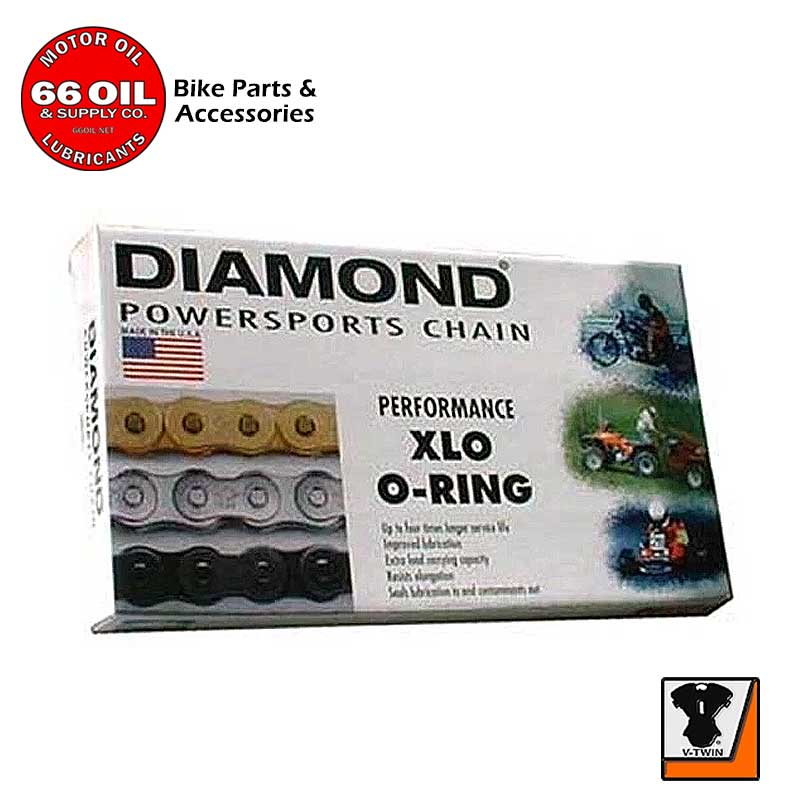 Diamond 530 XLO O-Ring Rear Motorcycle Chain for Harley-Davidson - 120 Links