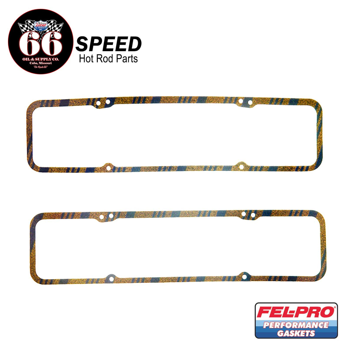 Fel-Pro Small Block Chevy Cork/Rubber Valve Cover Gaskets
