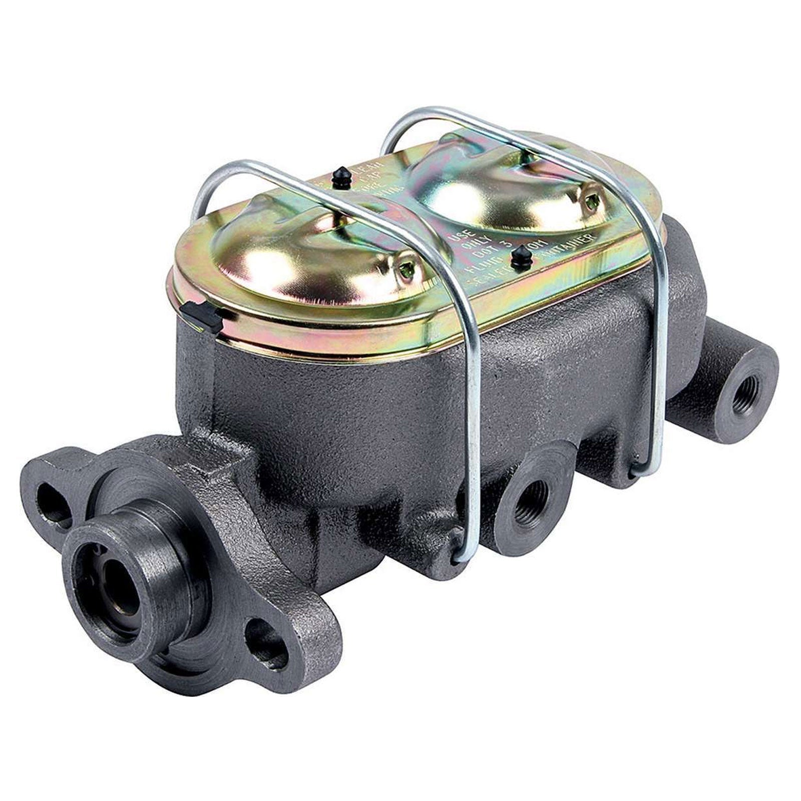 Cast Iron Corvette Style Master Cylinder w/ 1/2" and 9/16" Ports