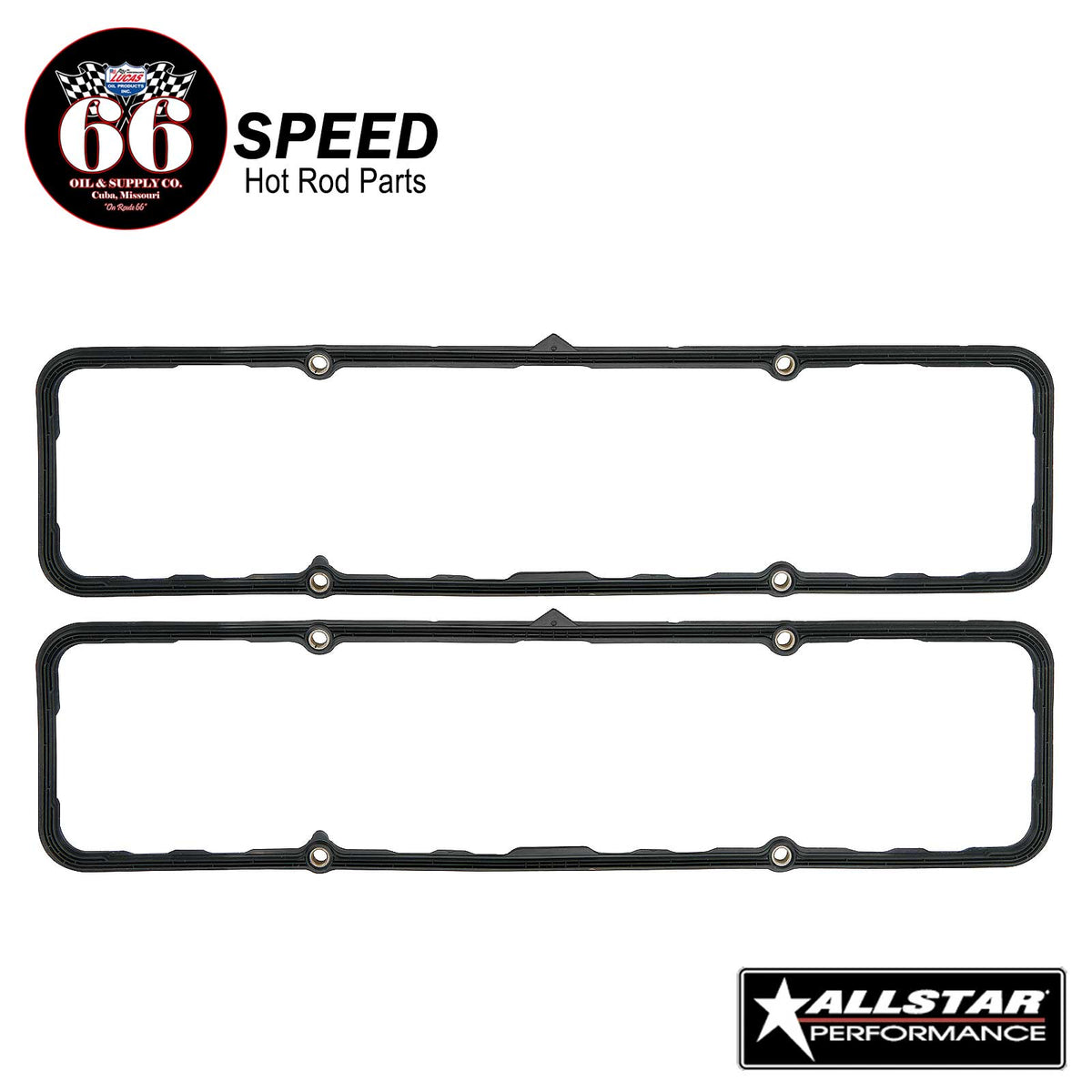 Allstar Small Block Chevy Reusable Silicone Valve Cover Gaskets