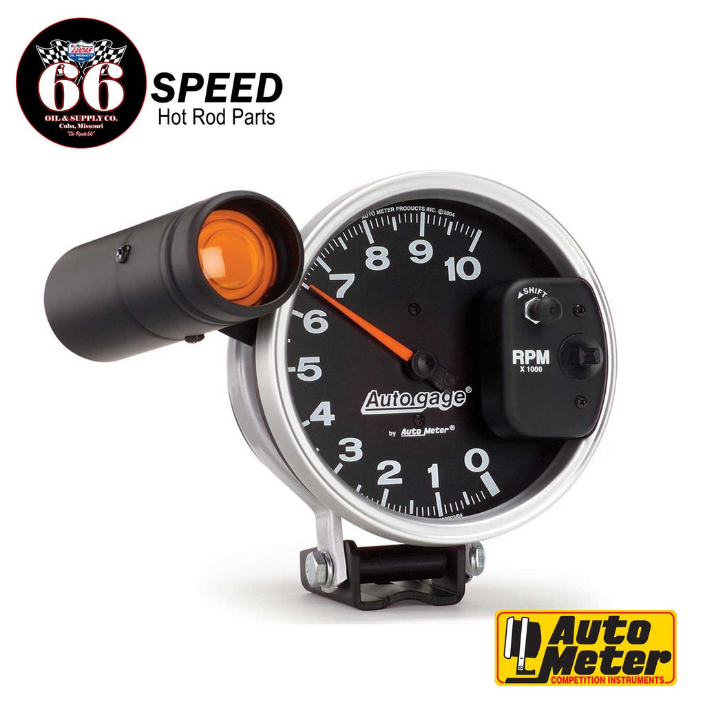 Auto Gage 5" Black 0-10,000 RPM Monster Tach with Shift-Lite