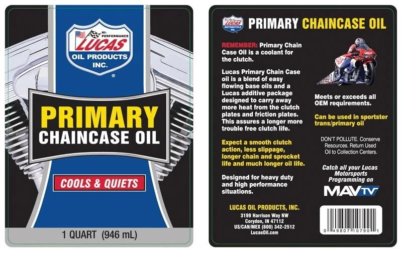 Lucas Primary Chaincase Oil by the Case