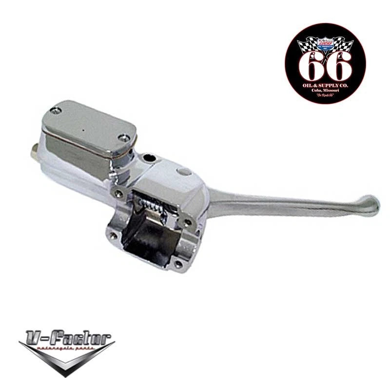 Chrome 3/4" Bore Front Brake Master Cylinder Fits 72-81 FL, 73-81 Sportster