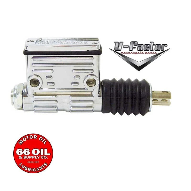 Chrome Rear Brake Master Cylinder for 87-03 Sportster