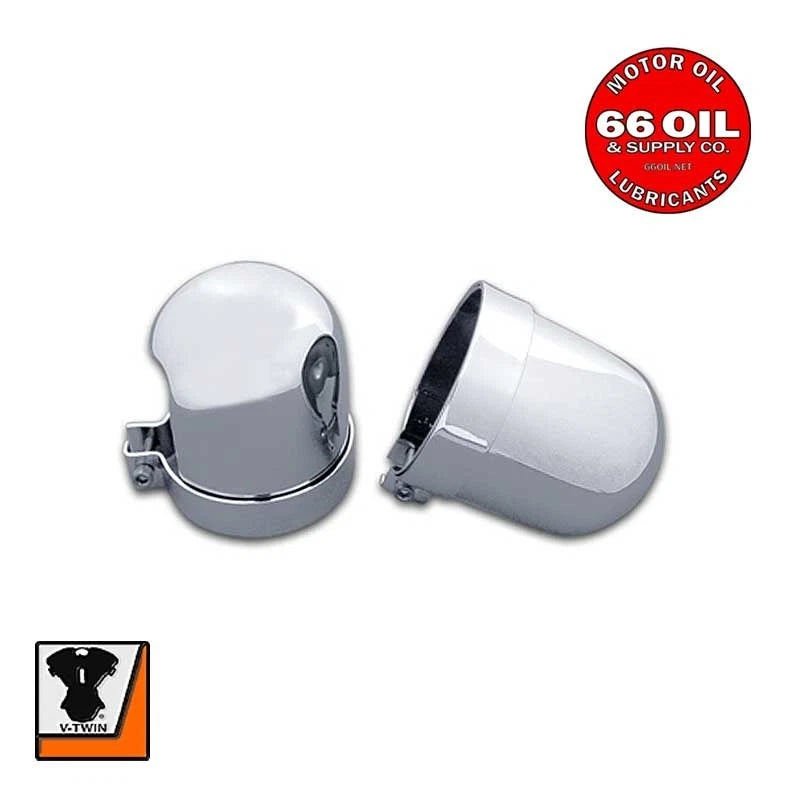 Chrome Dome Style Shock Cover Set