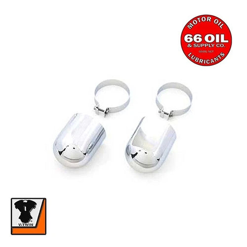 Chrome Dome Style Shock Cover Set